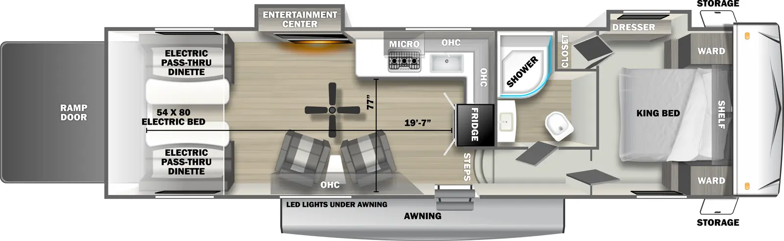 Sandstorm 3300SRT Floorplan